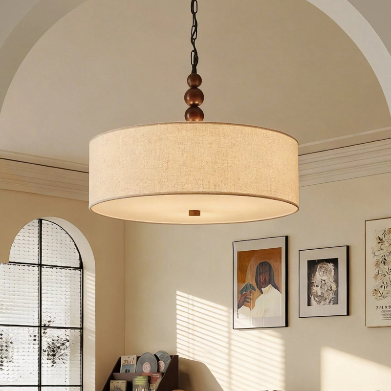 Home Cinema Glasses - Japanese Wabi Sabi Fabric Pendant Lights
