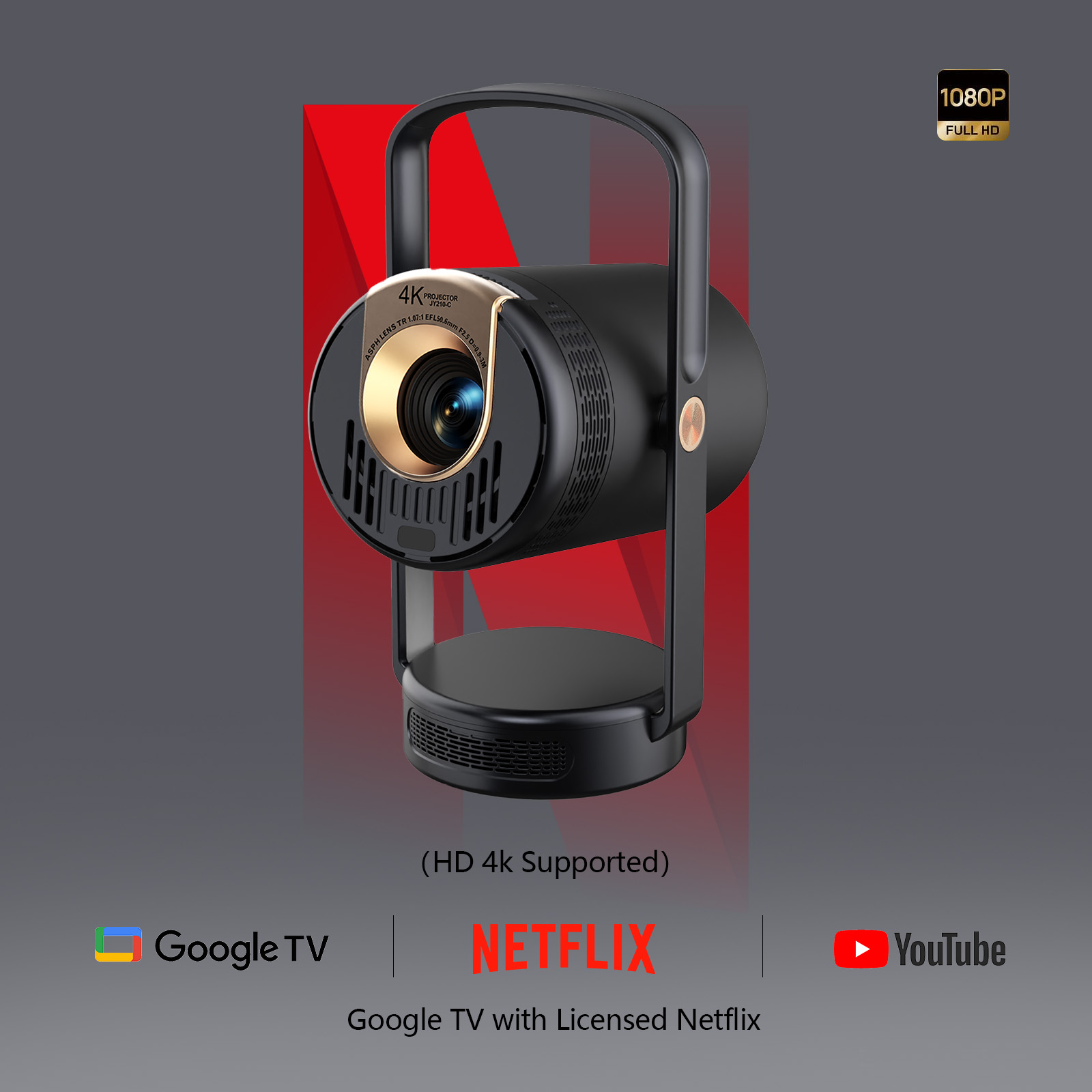 Home Cinema Movies - 2026 New Smart Portable Projector 1080P