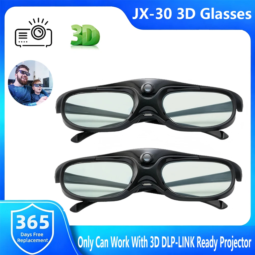 Home Cinema Glasses - JX-30 3D Glasses Active Shutter 96-144HZ