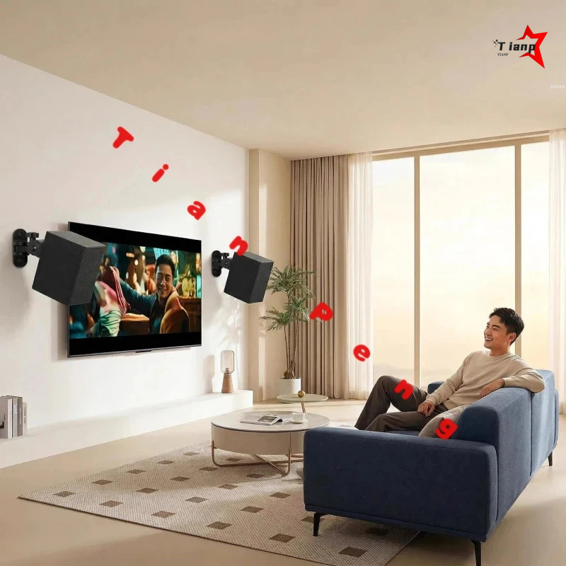 Home Cinema Samsung - Minimalist Home Cinema Metal Wall Rack