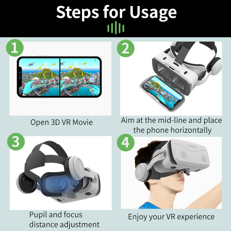 3D Viar Phone Virtual Reality  - Home Cinema Glasses 评论和价格