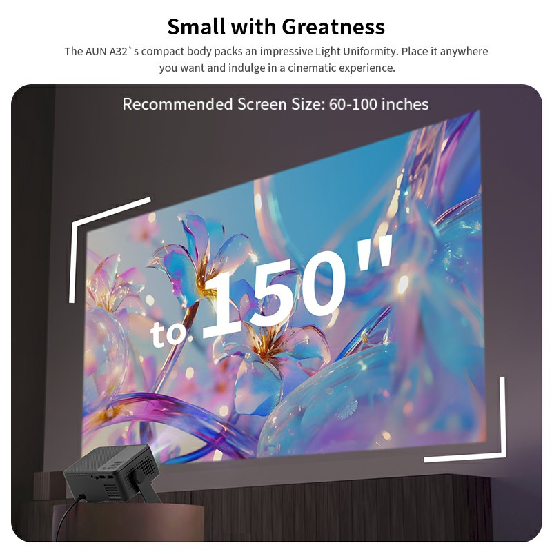 AUN Android Projector A32 Pro  - Home Cinema Movies 评论和价格