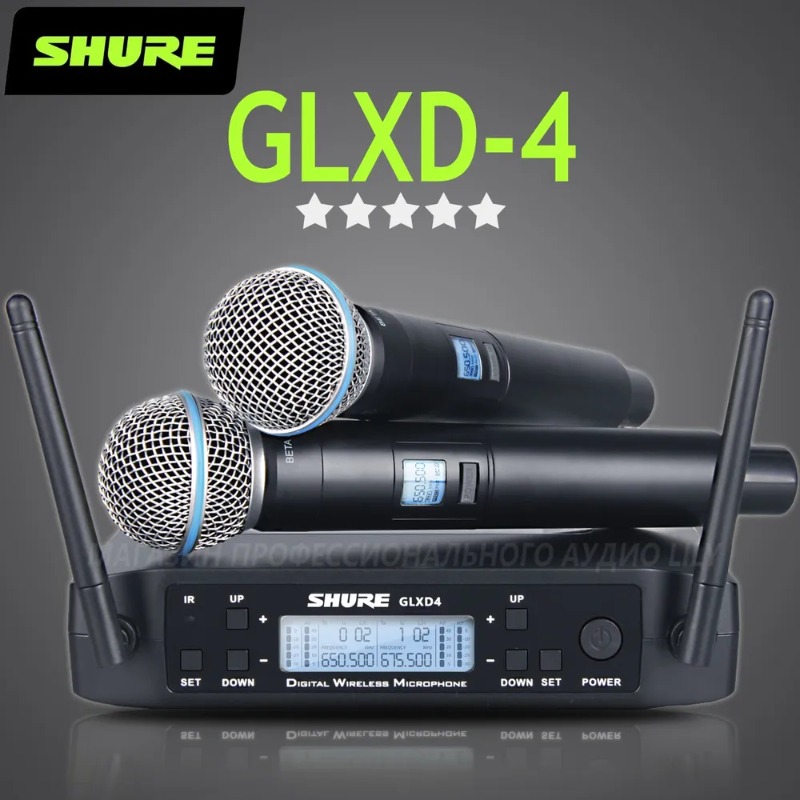 Shure GLXD4 BETA 58A Professio - Shure Mic Sm58 评论和价格