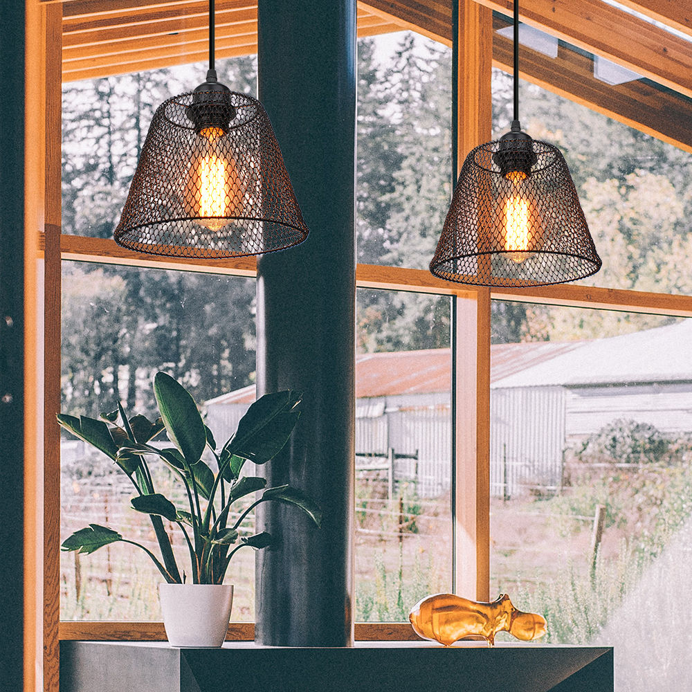 Vintage Pendant Light Metal La - Home Cinema Glasses 评论和价格