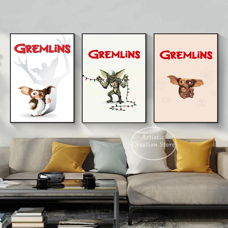 Classic Movie Gremlins Poster  - Home Cinema Movies 评论和价格