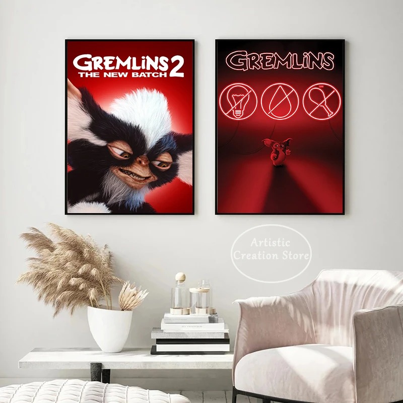 Classic Movie Gremlins Poster  - Home Cinema Movies 评论和价格