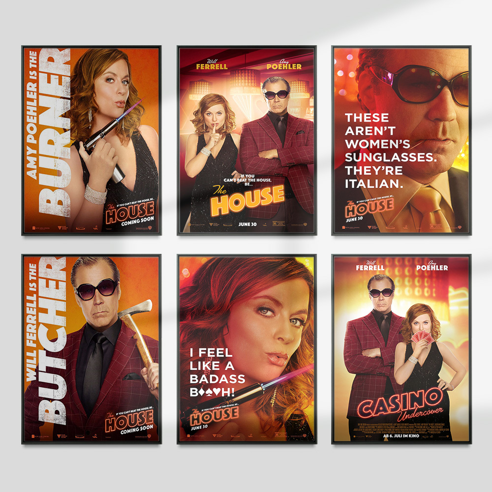 The House Movie Print Art Post - Home Cinema Movies 评论和价格