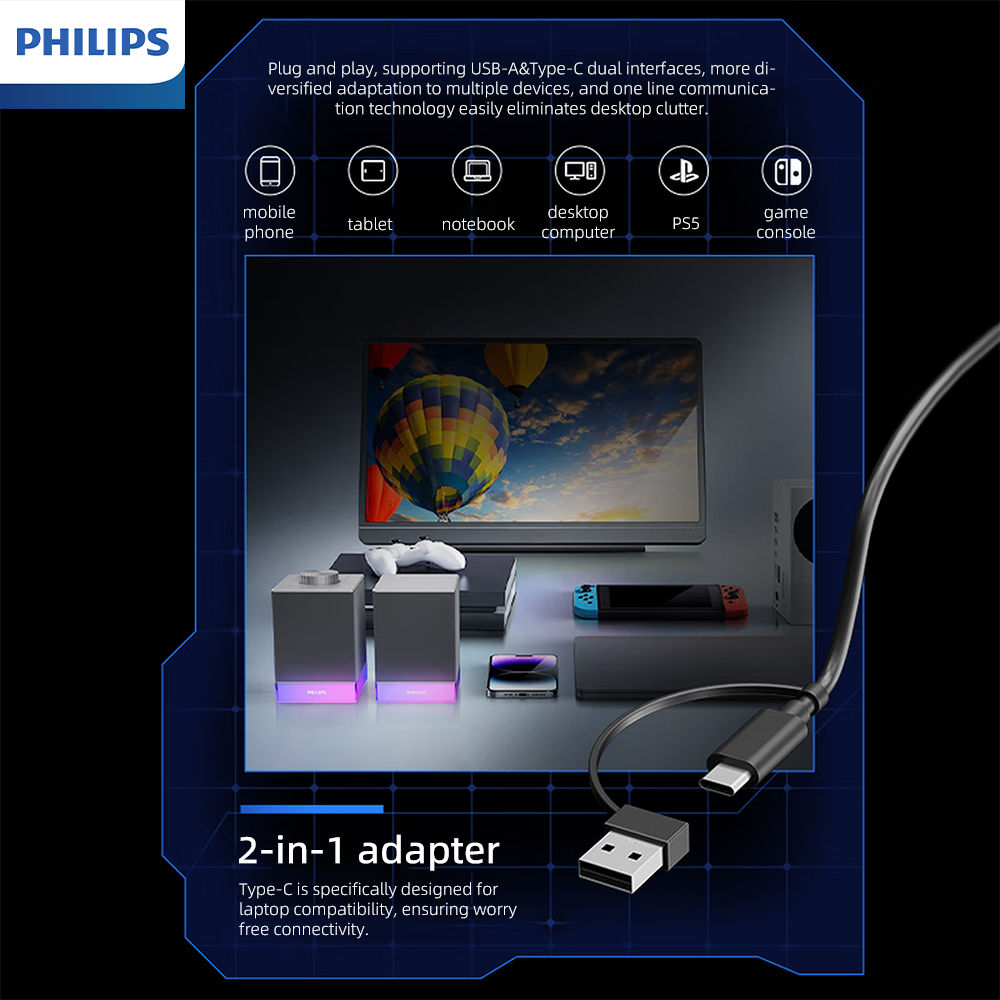 Philips SPA4209 Bluetooth Spea - Home Cinema Philips 评论和价格