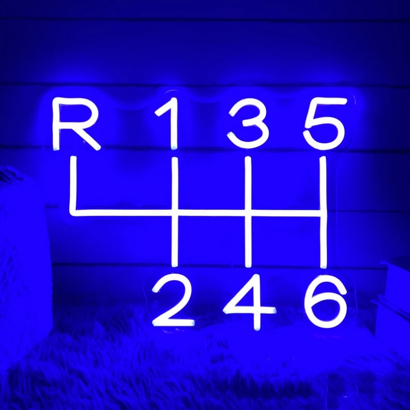 Car Gearbox Neon Sign Led Ligh - Home Cinema Logo 评论和价格