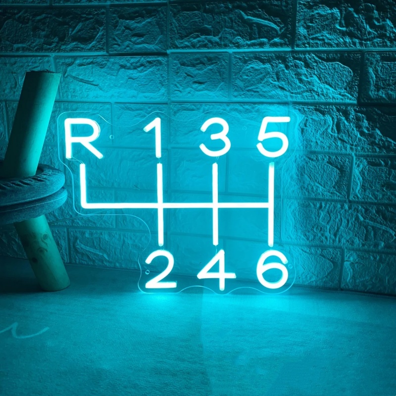 Car Gearbox Neon Sign Led Ligh - Home Cinema Logo 评论和价格