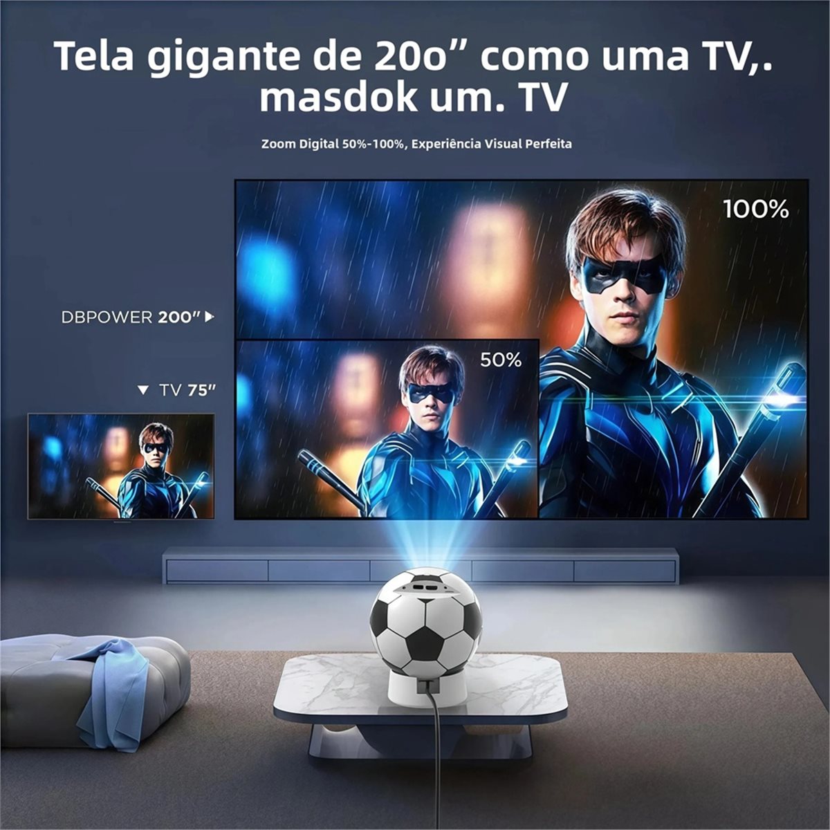 Punctual- Q8 Portable Mini Pro - Home Cinema Mini 评论和价格