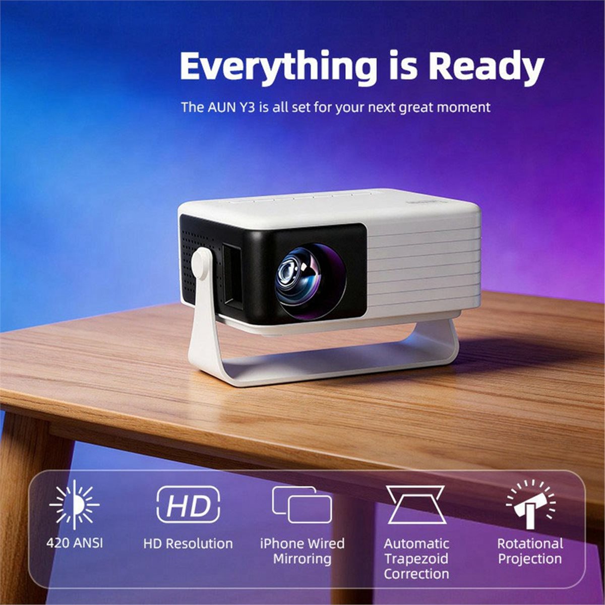 L70A Y3 Mini Projector Portabl - Home Cinema Mini 评论和价格