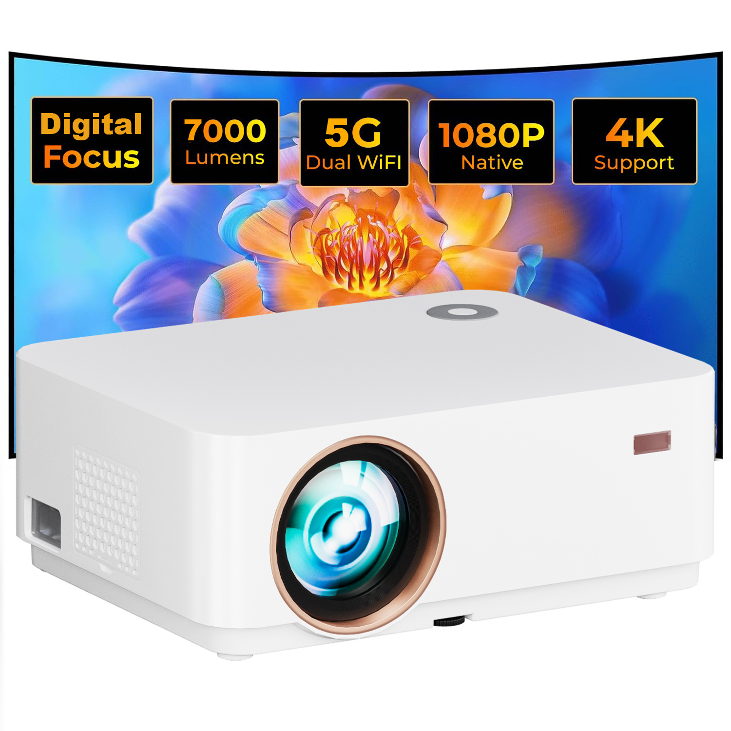 WZATCO D5A 1080P Digital Focus - Home Cinema Mini 评论和价格