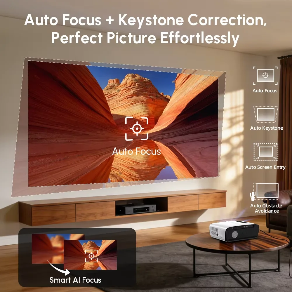 NewA9S 4k Projector Auto Focus - Home Cinema Movies 评论和价格